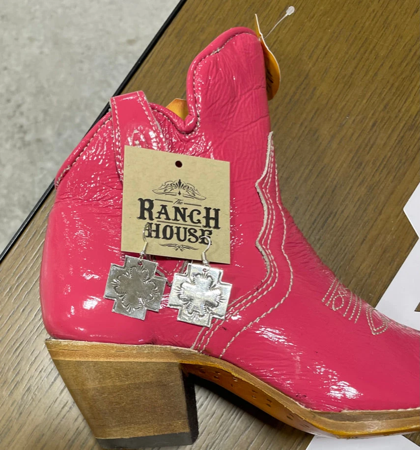 Silver Cross Earrings 1 Silver Cross Earrings