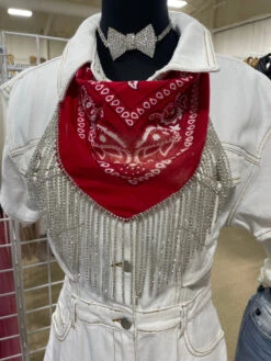 Bandit Babe Fringe Bandannas -The Ranch House Sales 7A90B5B6 07D4 42AD BE86 1970C2BBD59F 1 105 c