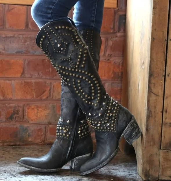 Old Gringo Belinda Boot - Black 1 Old Gringo Belinda Boot - Black