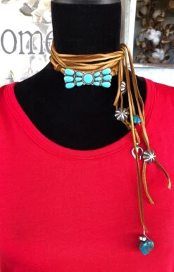 Chelsea Collette Bow Tie Wrap Necklace