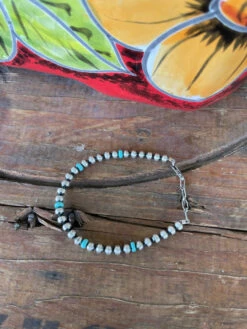 Navajo Pearl And Turquoise Bracelet -The Ranch House Sales ED6D900A C5FE 4405 AD49 D85ED66E13D1 1 105 c