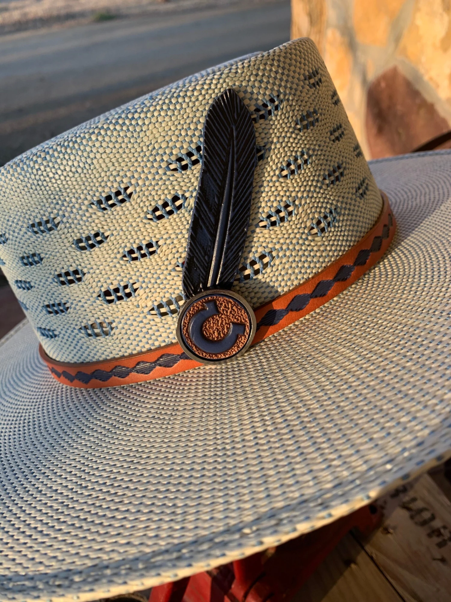 Charlie 1 Horse Blue Roan Hat 3 Charlie 1 Horse Blue Roan Hat - Image 3