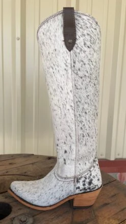 Kendra Liberty Black Tall Cowhide Boots