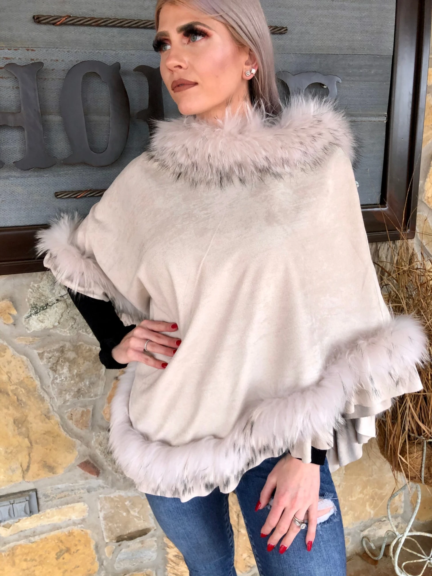 Foxy Mama Poncho 2 Foxy Mama Poncho - Image 2