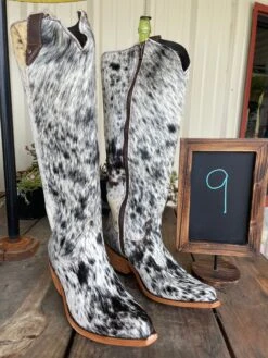 Kendra Liberty Black Tall Cowhide Boots 29 Kendra Liberty Black Tall Cowhide Boots -The Ranch House Sales IMG 1427 1