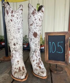 Kendra Liberty Black Tall Cowhide Boots 32 Kendra Liberty Black Tall Cowhide Boots -The Ranch House Sales IMG 1430 1