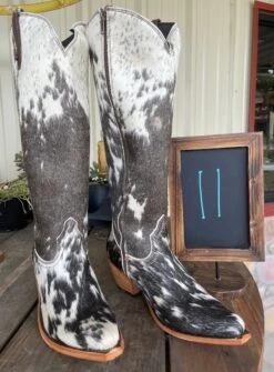 Kendra Liberty Black Tall Cowhide Boots 33 Kendra Liberty Black Tall Cowhide Boots -The Ranch House Sales IMG 1431 1