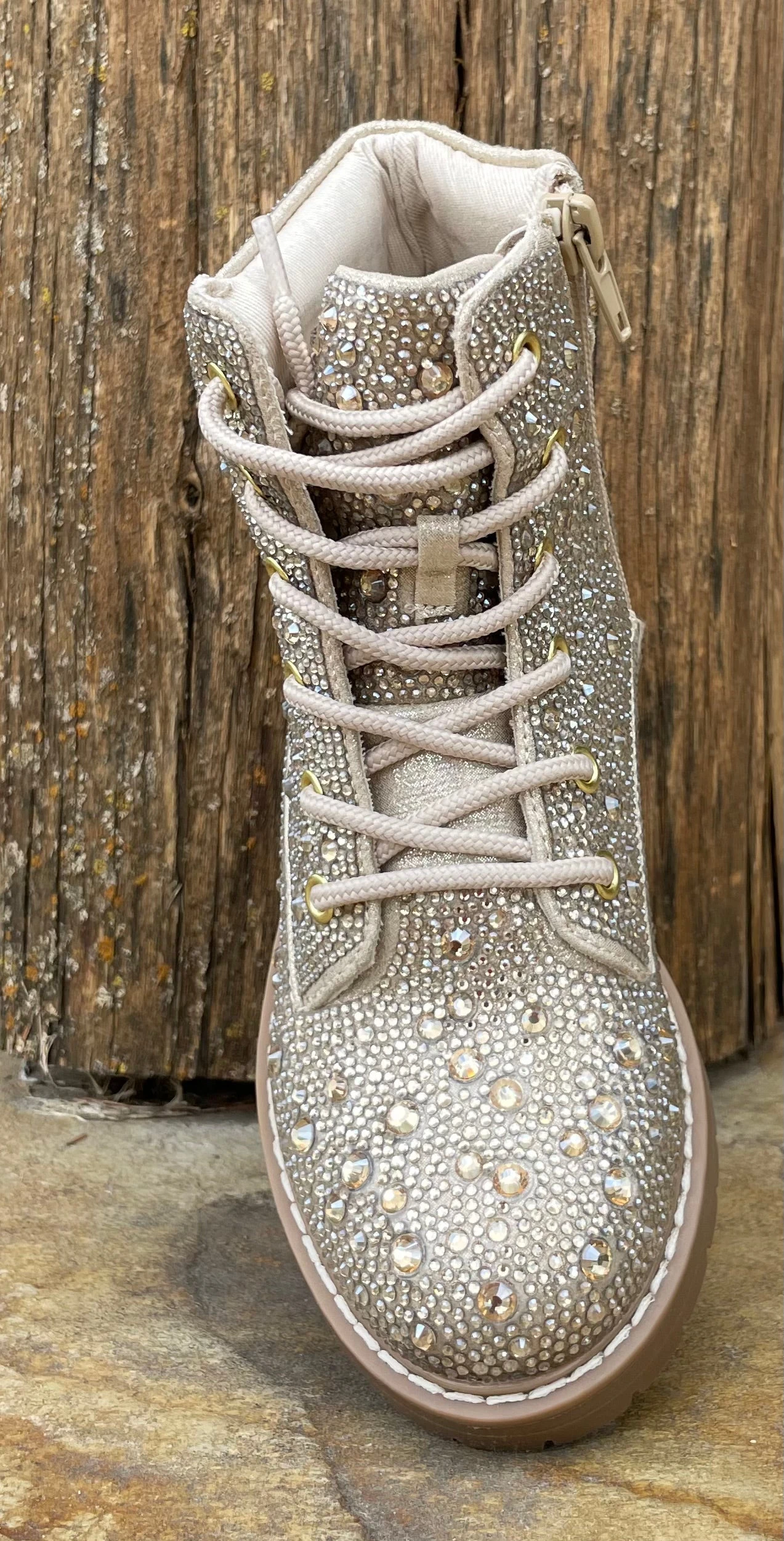 Gold Rockstar Boots By Betsey Johnson- Children's Boot 2 Gold Rockstar Boots By Betsey Johnson- Children's Boot - Image 2