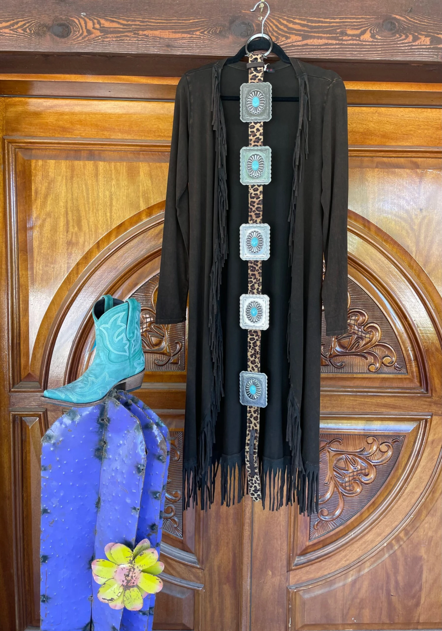 Reba Fringed Cardigan By T-Party 1 Reba Fringed Cardigan By T-Party