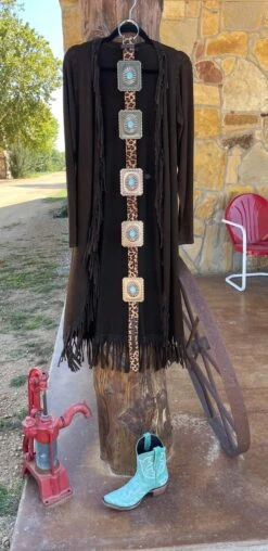 Reba Fringed Cardigan By T-Party -The Ranch House Sales IMG 1639 1