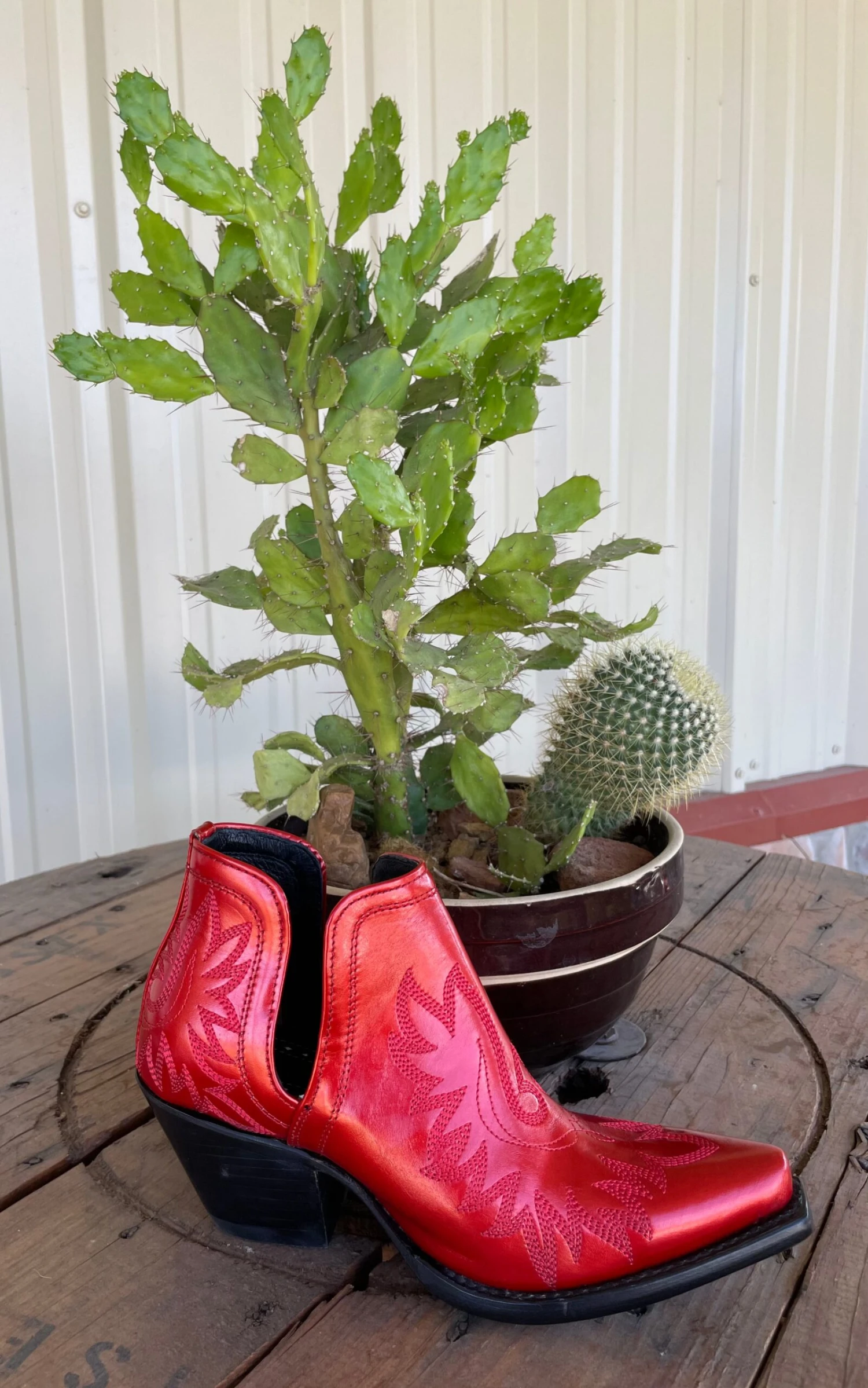 Queen Of Hearts Red Ankle Booties 1 Queen Of Hearts Red Ankle Booties