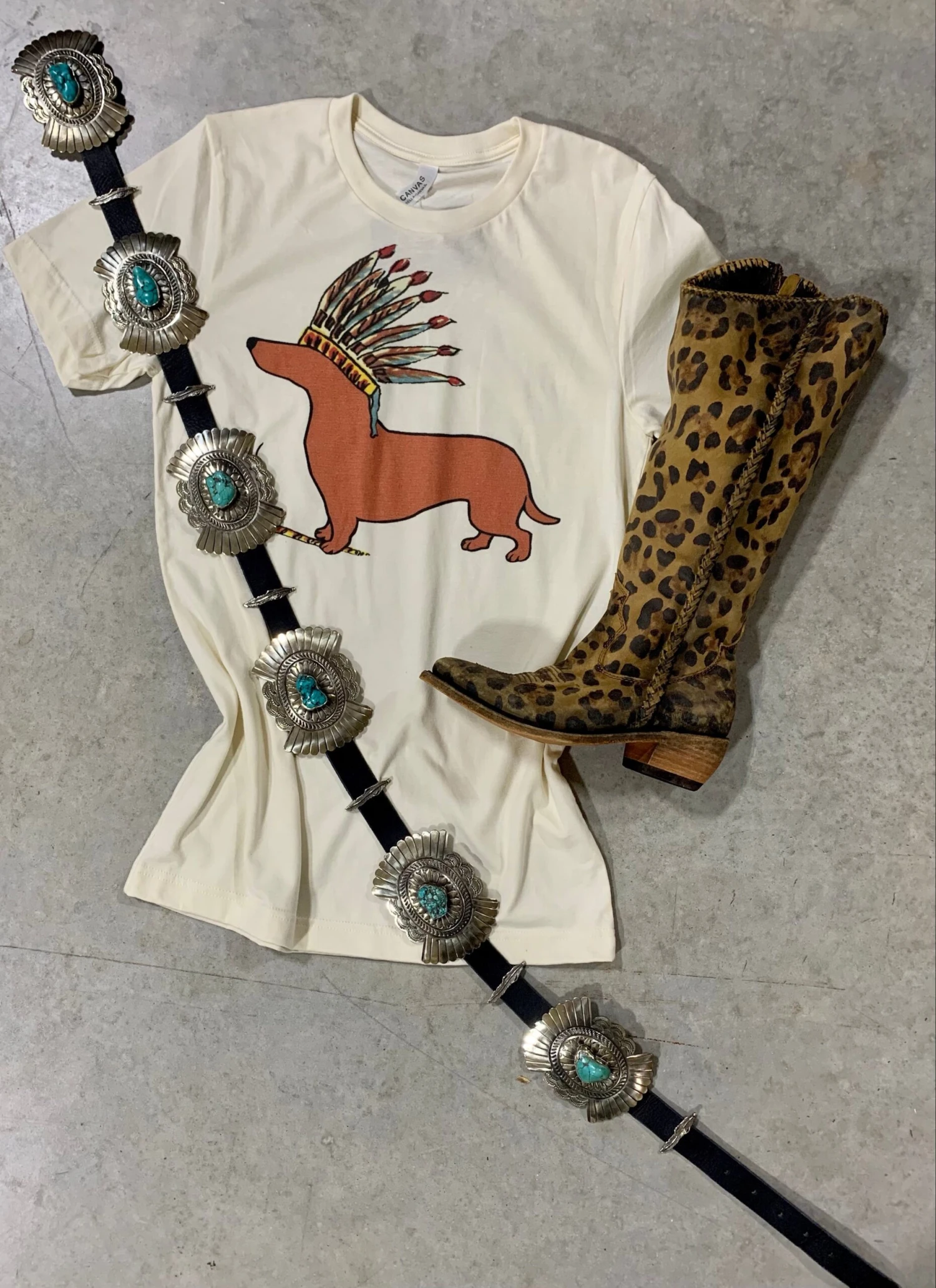 Barbosa Feathered Turquoise Belt 1 Barbosa Feathered Turquoise Belt