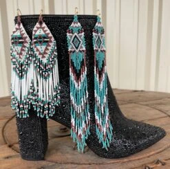 Navajo Tassel Earrings 5 Navajo Tassel Earrings -The Ranch House Sales IMG 2488