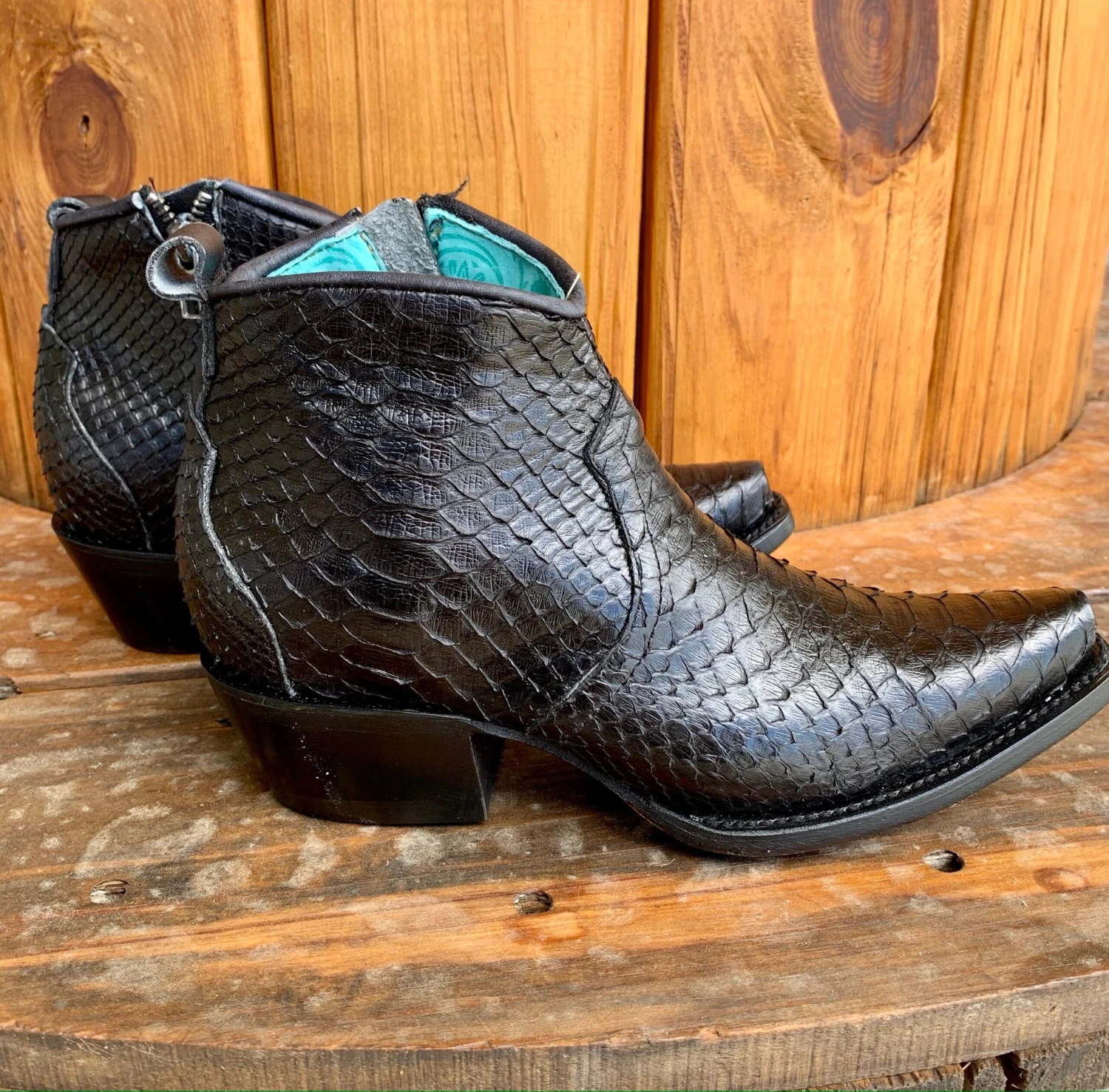 Corral Black Betty Boot-Shortie 1 Corral Black Betty Boot-Shortie