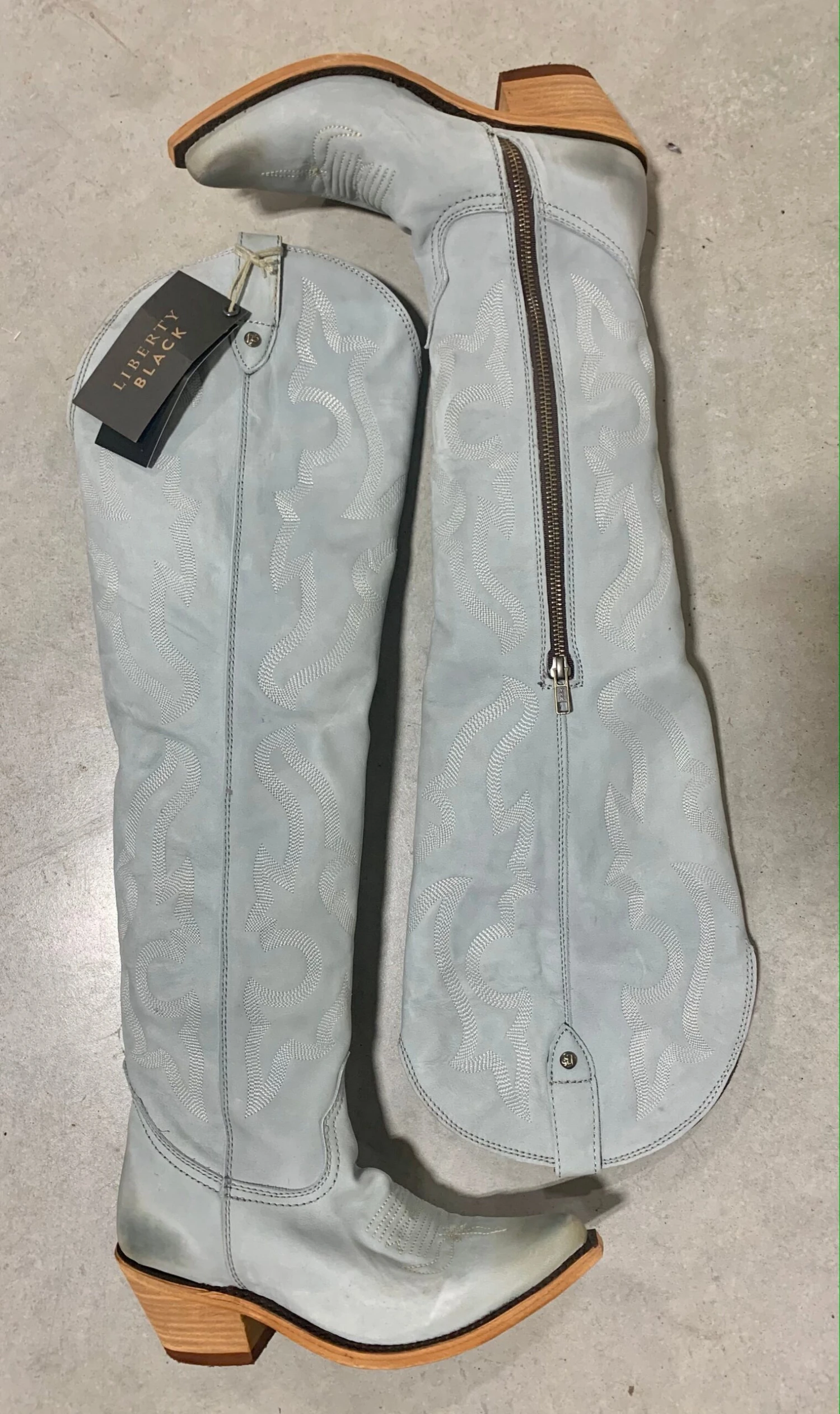 Liberty Black Allyssa - Vintage Blue 2 Liberty Black Allyssa - Vintage Blue - Image 2