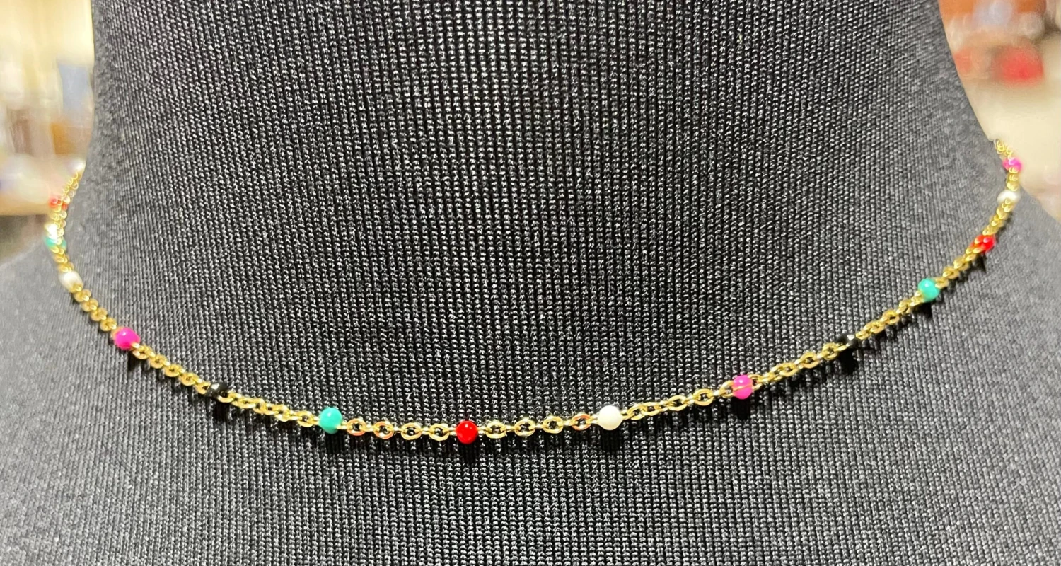 Felix Multicolor Choker- Nikki Smith 2 Felix Multicolor Choker- Nikki Smith - Image 2