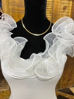 Gold Herringbone Necklace-Nikki Smith