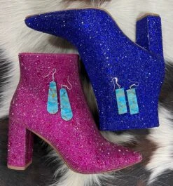 Turquoise Slab Earrings