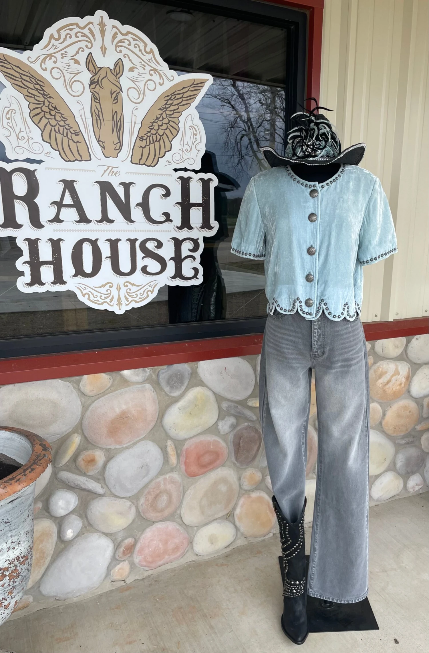 Santa Fe Velvet Short Shirt- Double D 1 Santa Fe Velvet Short Shirt- Double D