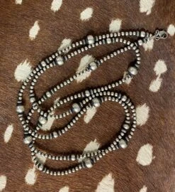 Lengthy Larry Navajo Pearls Necklace -The Ranch House Sales IMG 3420