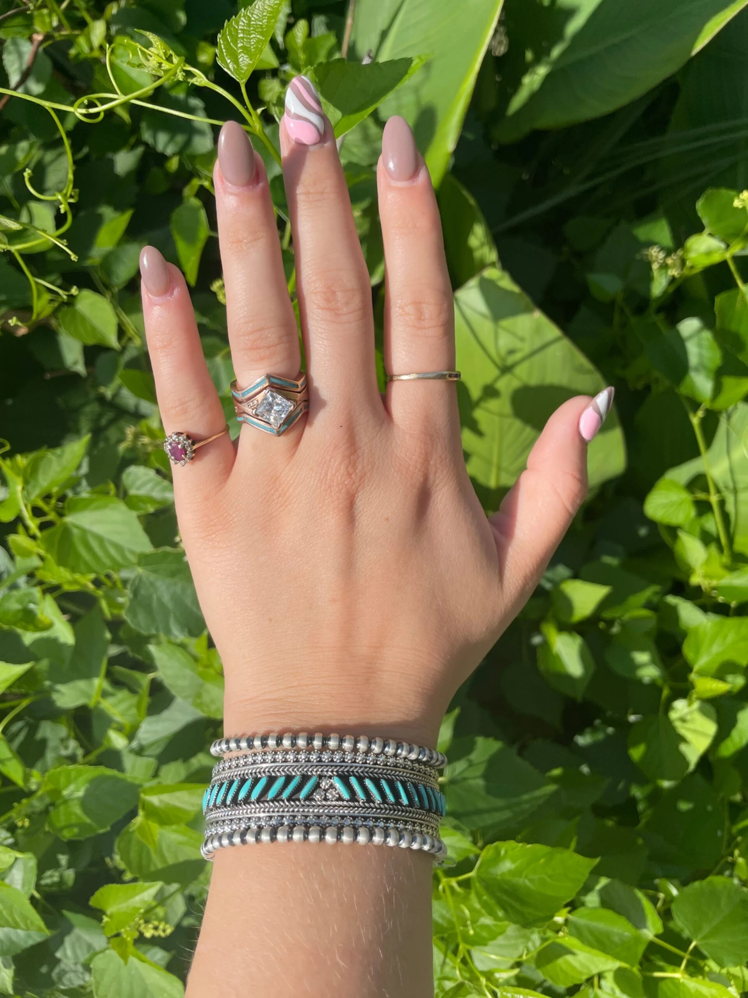 Almost Sideways Turquoise Cuff 1 Almost Sideways Turquoise Cuff