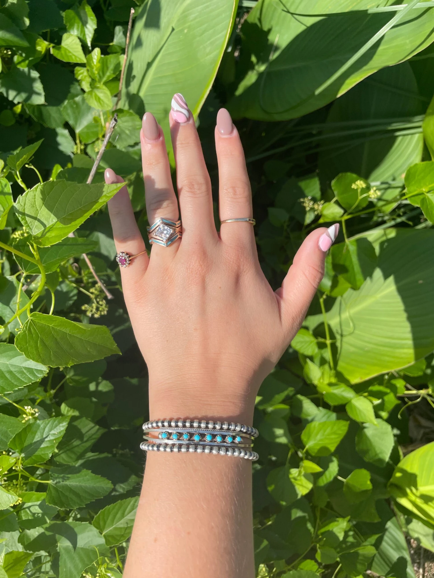 Itty Bitty Stone Turquoise Cuff 1 Itty Bitty Stone Turquoise Cuff