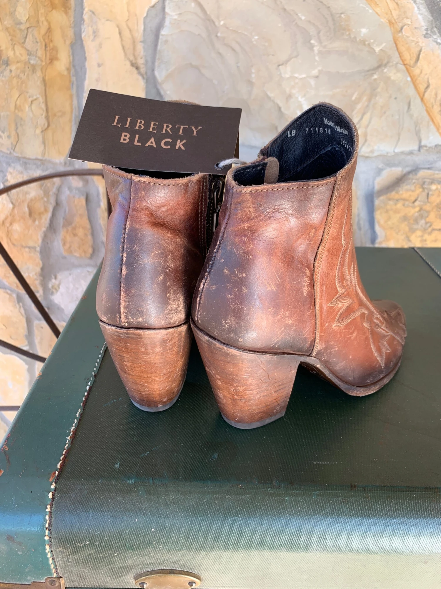 Liberty Black Drica Luggage Bootie 2 Liberty Black Drica Luggage Bootie - Image 2