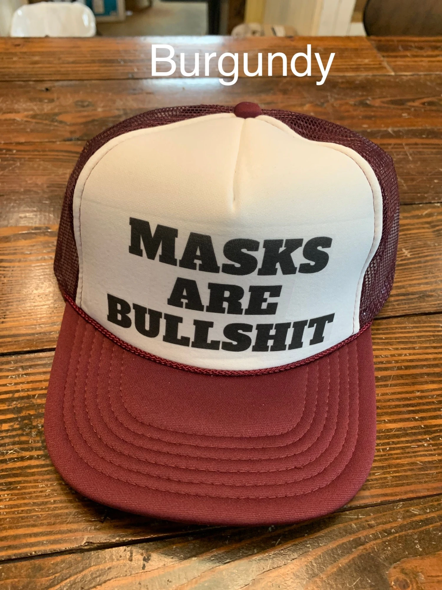 Masks Are Bullsh*t Trucker Hat 3 Masks Are Bullsh*t Trucker Hat - Image 3