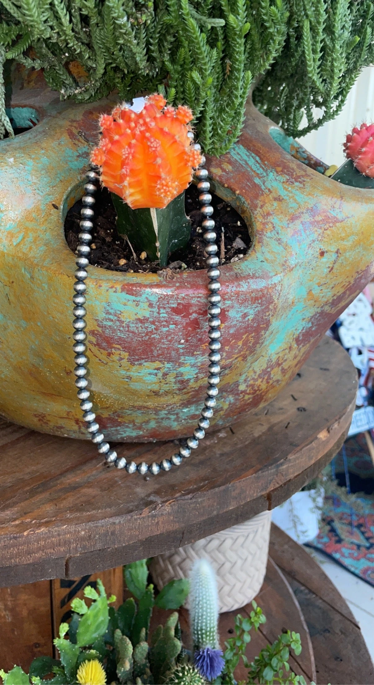 Silver Pearl Necklace 1 Silver Pearl Necklace