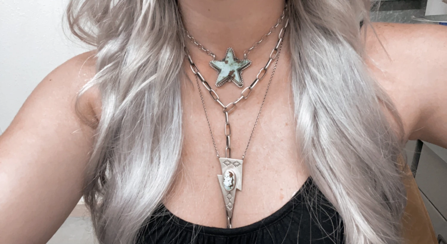 The Turquoise Star Necklace 2 The Turquoise Star Necklace - Image 2