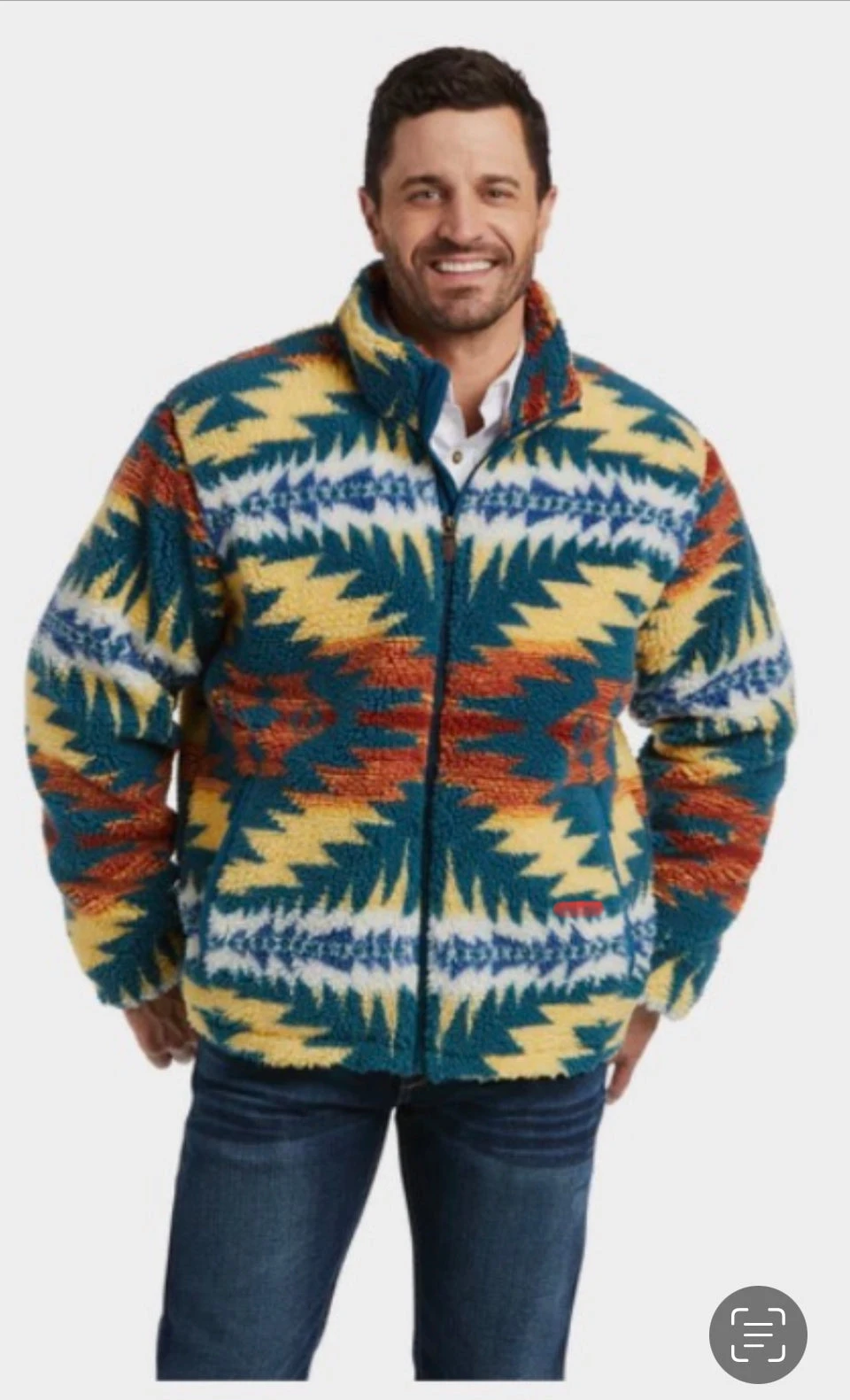 Pendleton Night Dance Teal Aztec Jacket 1 Pendleton Night Dance Teal Aztec Jacket
