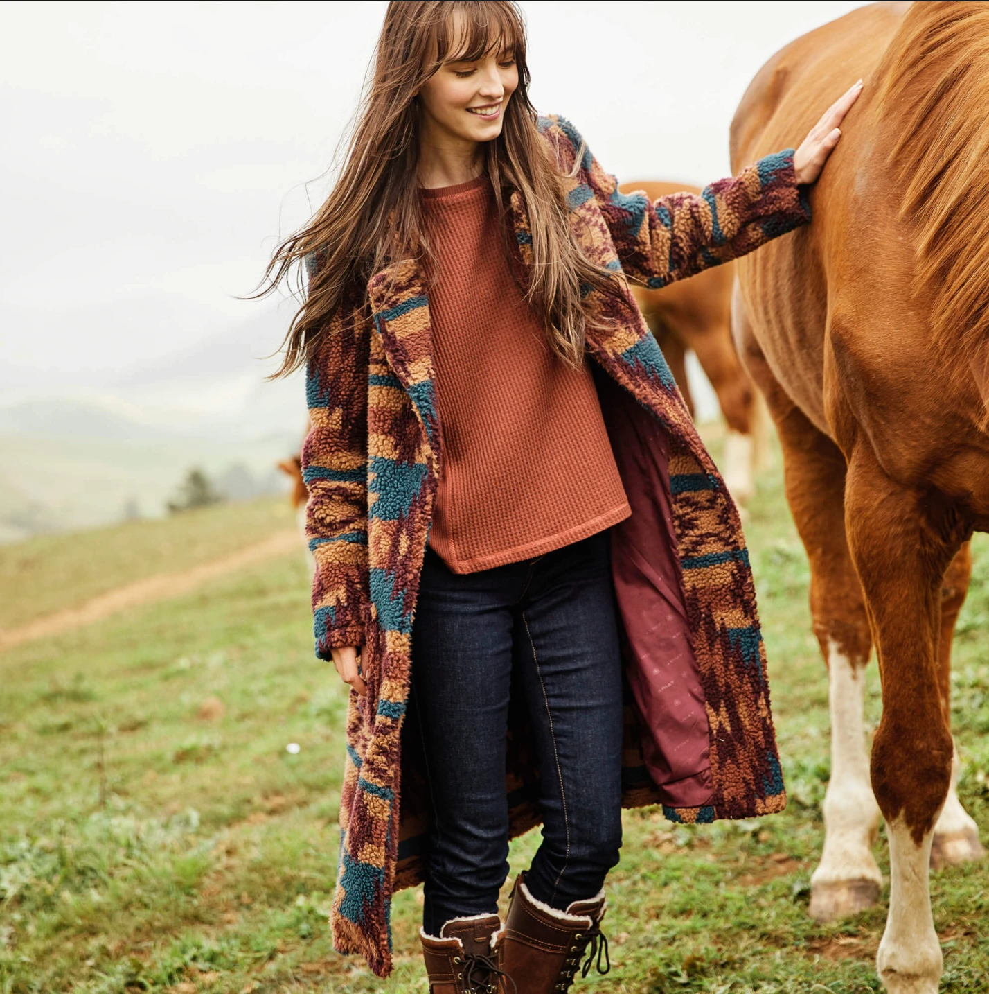 Katharine Sherpa Long Duster 1 Katharine Sherpa Long Duster