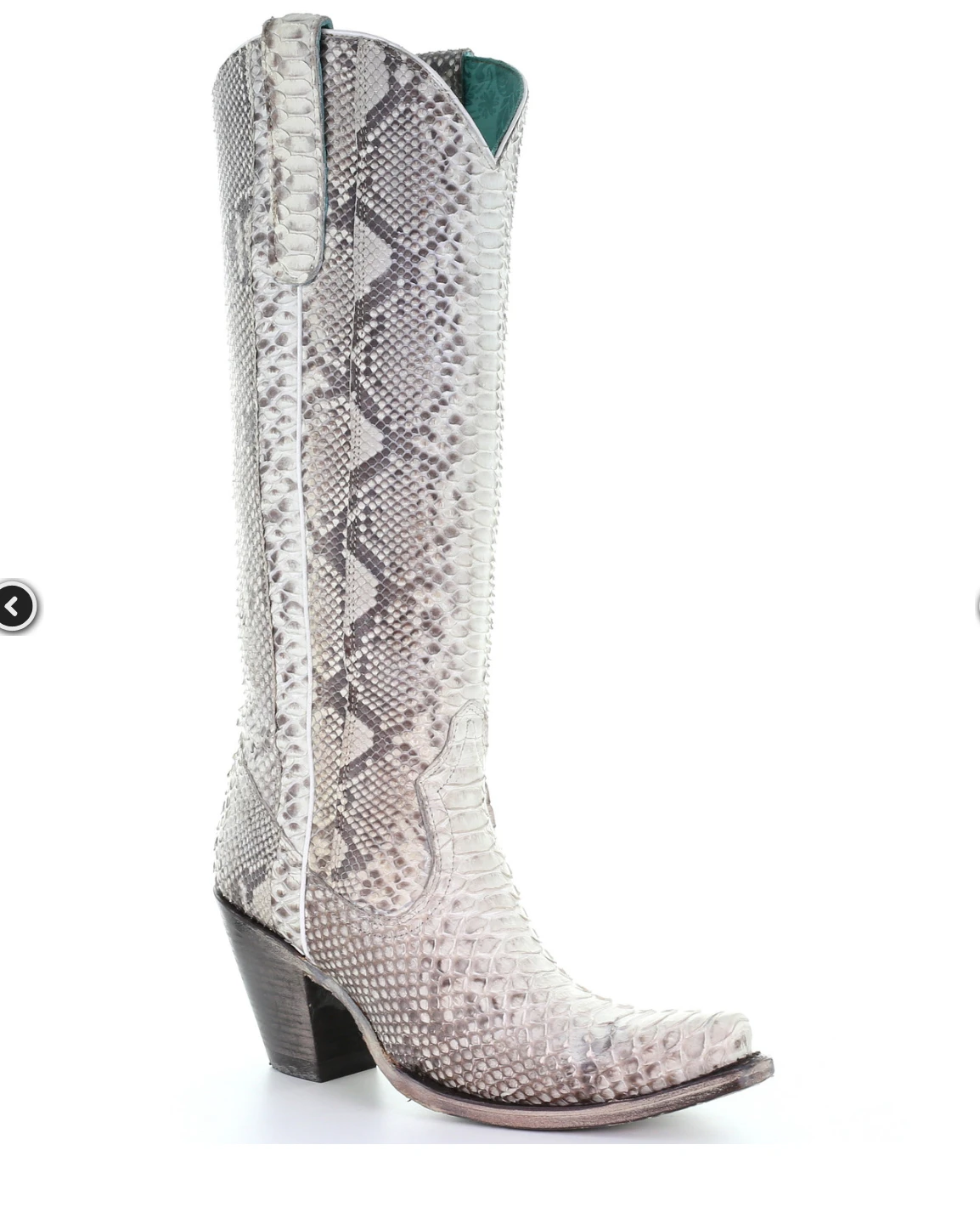 Corral Natural Tall Boots 2 Corral Natural Tall Boots - Image 2