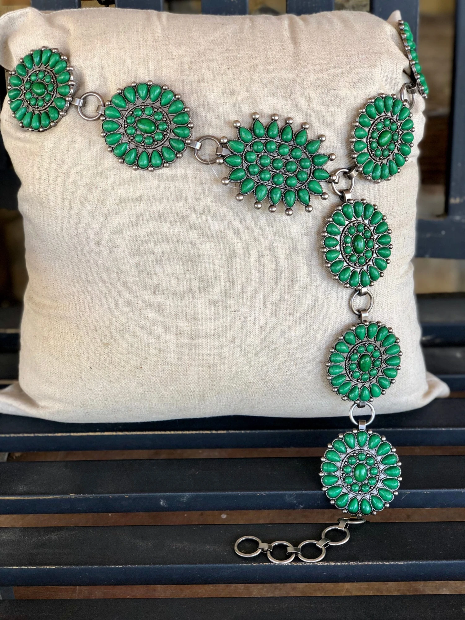 The Jade Stone Chain Belt 1 The Jade Stone Chain Belt