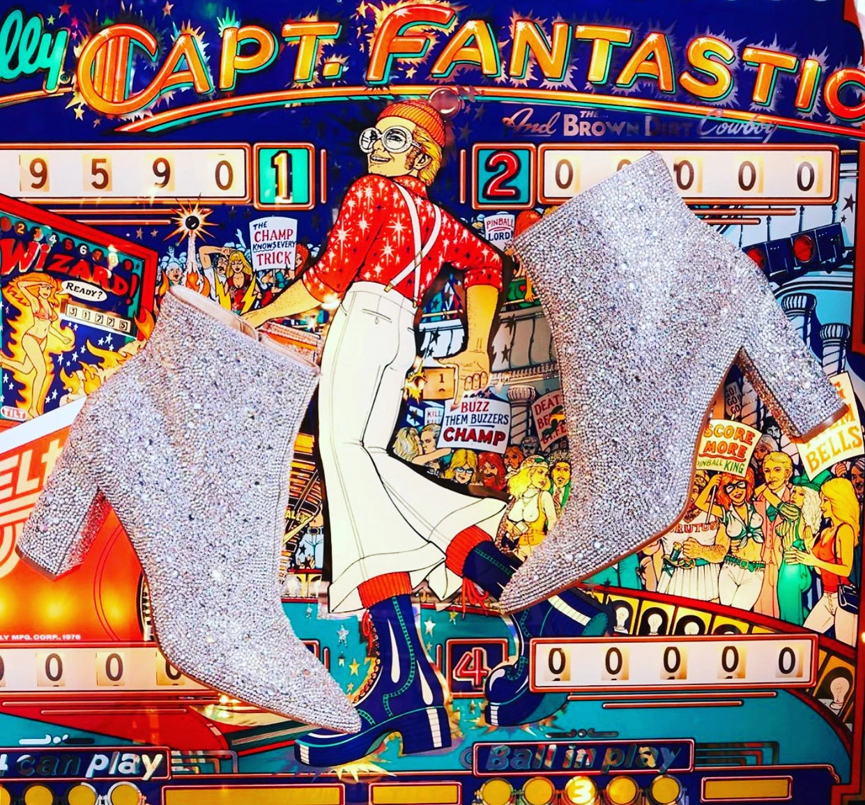 Betsey Johnson SB Cady Rhinestone World Bootie 2 Betsey Johnson SB Cady Rhinestone World Bootie - Image 2