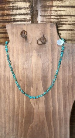Little Dark Turquoise Necklace