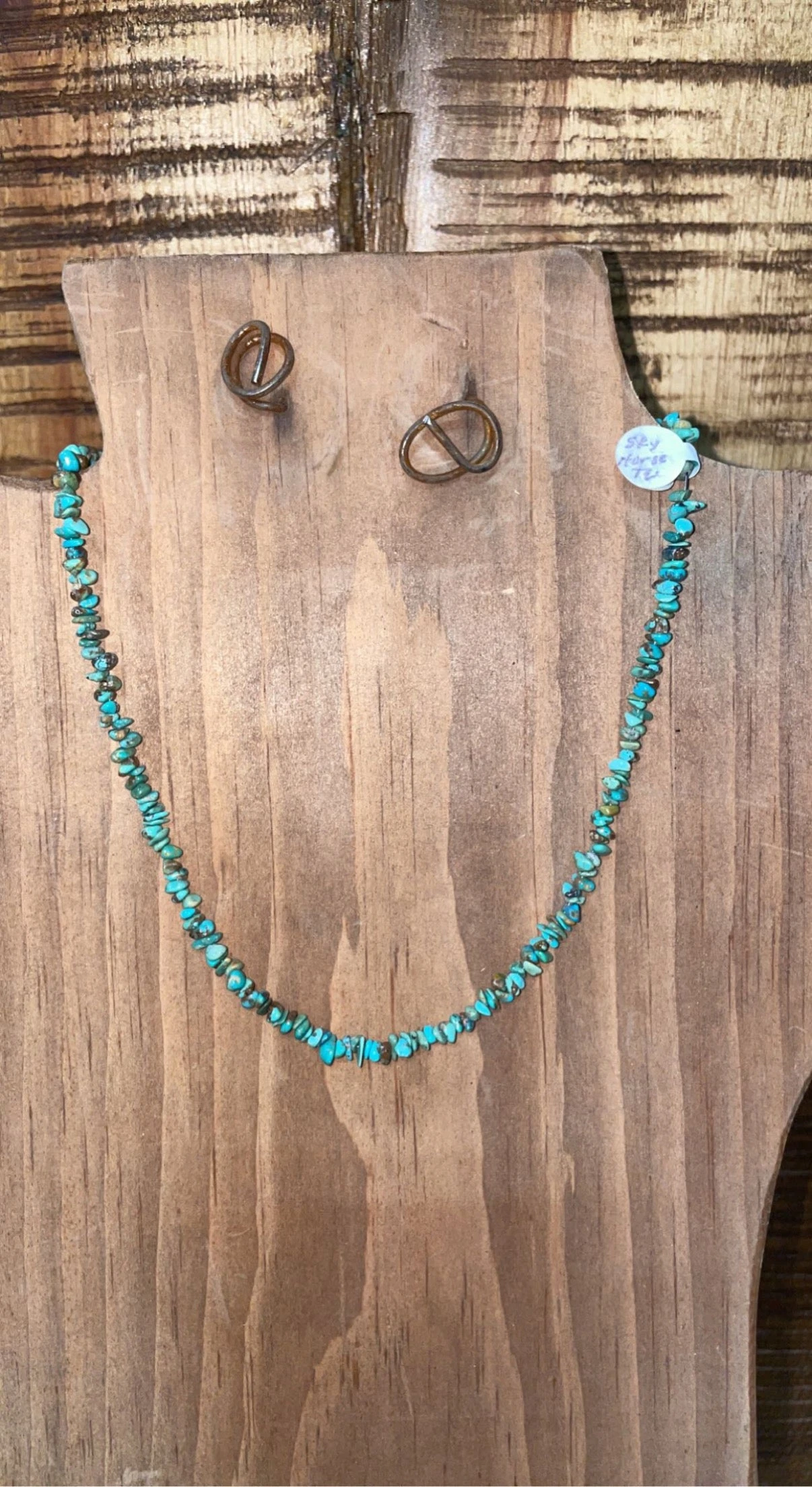 Little Dark Turquoise Necklace 1 Little Dark Turquoise Necklace