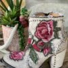 Old Gringo Carla Floral Bootie - Crackled White