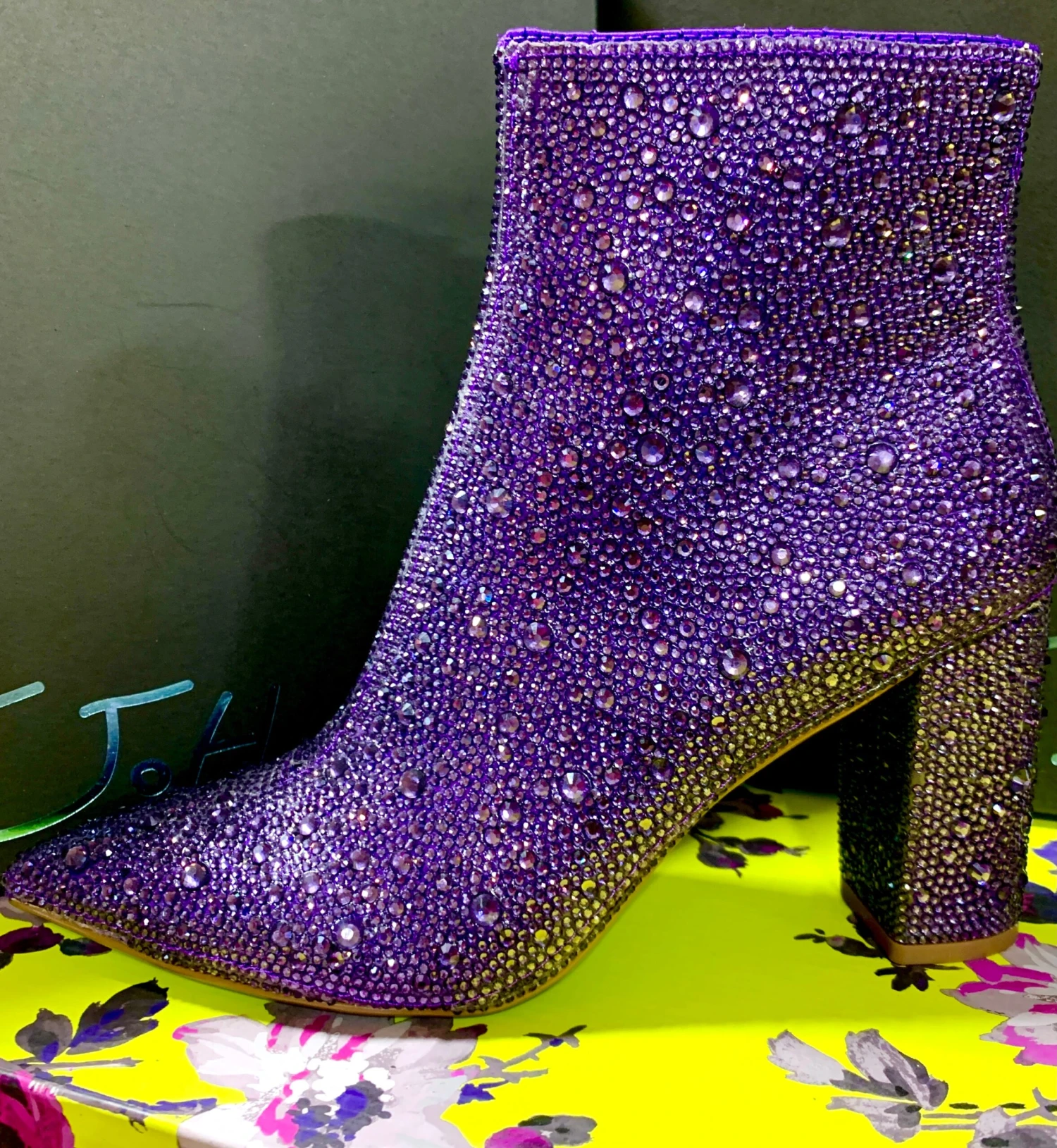 Betsey Johnson SB Cady Rhinestone World Bootie 16 Betsey Johnson SB Cady Rhinestone World Bootie - Image 16