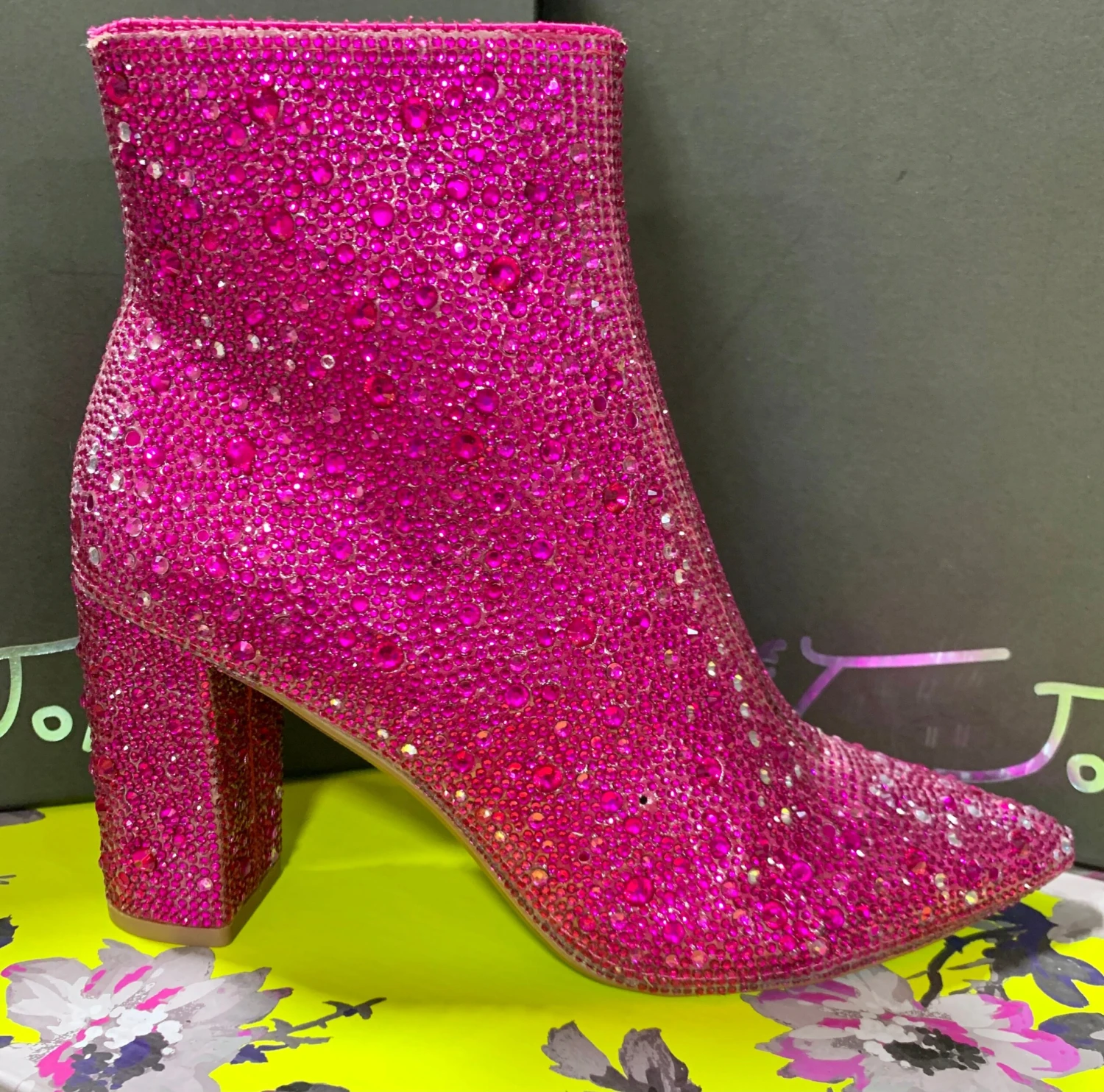 Betsey Johnson SB Cady Rhinestone World Bootie 17 Betsey Johnson SB Cady Rhinestone World Bootie - Image 17